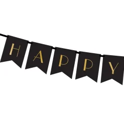 Online Baner New Year Ze Zlotym Napisem 2,5 M Ozdoby Ścienne I Wiszące
