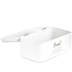 Hot Chlebak Escille Metalowy Bialy 33X19X15 Cm Chlebaki