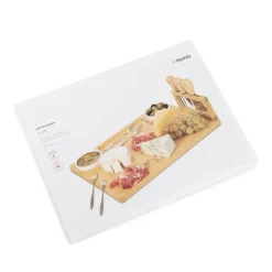 Outlet Deska Rumi Do Serwowania Z Miseczkami I Widelczykami 37X28 Cm Naczynia Ogródowe I Piknikowe
