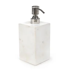 Outlet Dozownik Nylla Z Marmuru 7,6X7,6X17,7 Cm Dozowniki Do Mydla