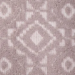 Shop Dywanik Dean Zakardowy Bezowy W Listki 50X70Cm Dywaniki Łazienkowe