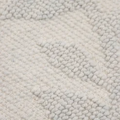 Flash Sale Dywanik Lazienkowy Chelli Zakardowy Bezowy W Listki 50X70Cm Dywaniki Łazienkowe
