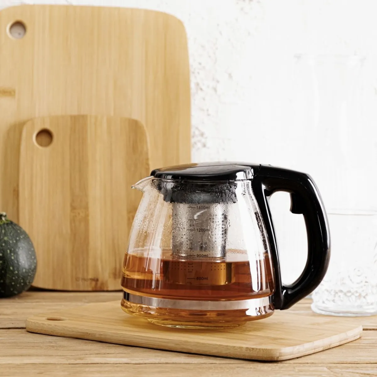 Cheap Dzbanek Melzo Z Zaparzaczem Do Kawy I Herbaty Czarny 1,4 L Zaparzacze