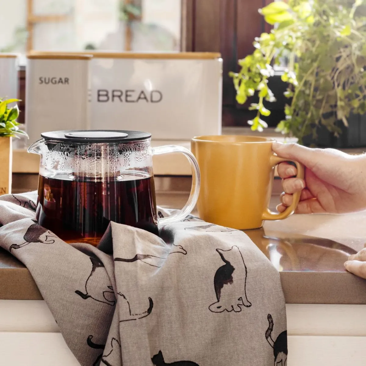 Discount Dzbanek Milbo Z Zaparzaczem Do Kawy I Herbaty 1 L Naczynia Ogródowe I Piknikowe
