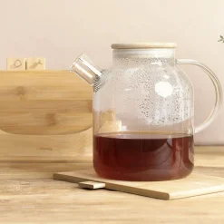 Online Dzbanek Saffron Z Bambusowym Wieczkiem 1,8 L Naczynia Ogródowe I Piknikowe