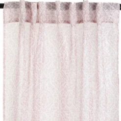 Flash Sale Firanka Malica W Drobny Bordowy Wzor 140X250 Cm Zasłony I Firany