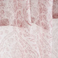Flash Sale Firanka Malica W Drobny Bordowy Wzor 140X250 Cm Zasłony I Firany