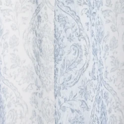 Outlet Firanka Malica W Drobny Granatowy Wzor 140X250 Cm Zasłony I Firany