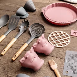 Discount Forma Easy Bake Na Tarte Silikonowa Rozowa 31 Cm Naczynia Do Zapiekania