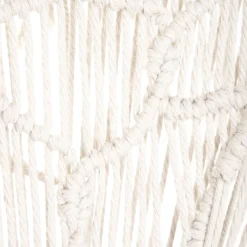 Outlet Fotel Acapulco Bliss Makrama Ecru 93X73X85 Cm Krzesła Ogródowe