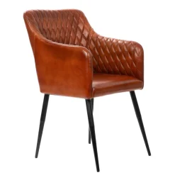 Best Fotel Brizo W Obiciu Ze Skory Bawolej Brazowe 55X60X86 Cm Fotele