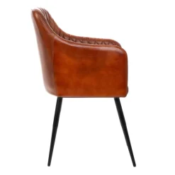 Best Fotel Brizo W Obiciu Ze Skory Bawolej Brazowe 55X60X86 Cm Fotele
