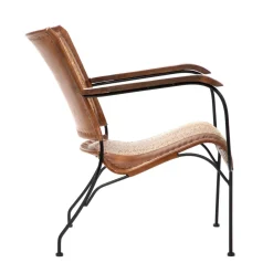 Flash Sale Fotel Gladio W Obiciu Ze Skory Bawolej Brazowe 68X76X75 Cm Fotele