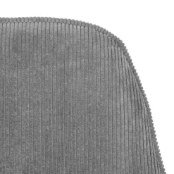 Cheap Fotel Lunaire Obrotowy W Tkaninie Teddy Boucle Szary 86X76X87 Cm Fotele