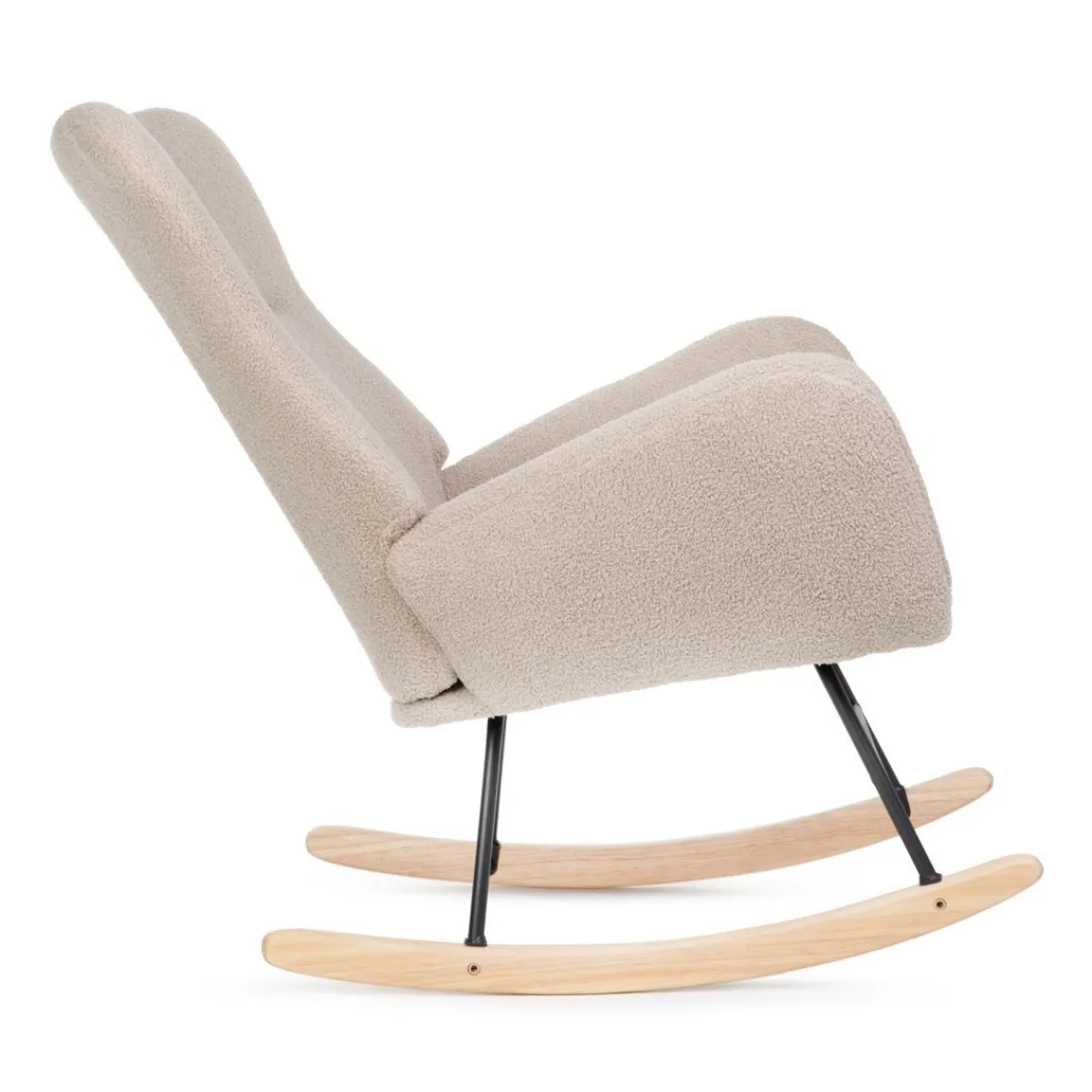 Flash Sale Fotel Lunnie Bujany W Tkaninie Teddy Boucle 67X78X92 Cm Fotele