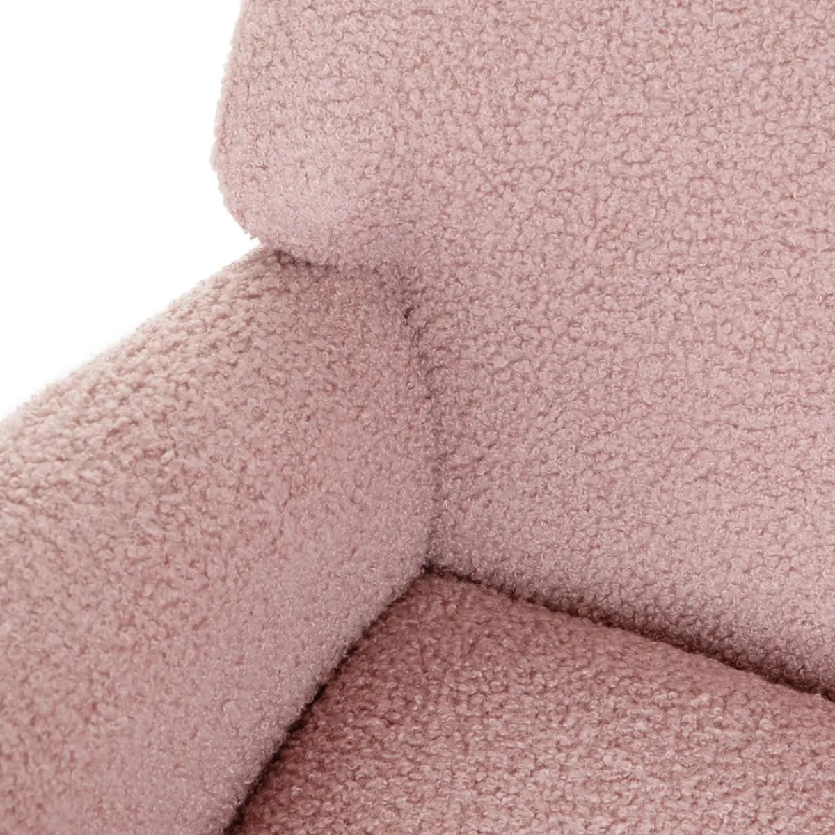 Clearance Fotel Lunnie Bujany W Tkaninie Teddy Boucle 67X78X92 Cm Fotele