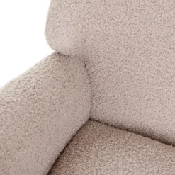 Flash Sale Fotel Lunnie Bujany W Tkaninie Teddy Boucle 67X78X92 Cm Fotele