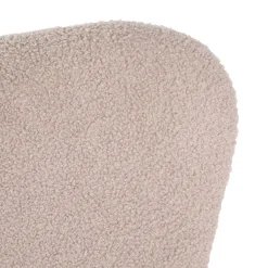 Flash Sale Fotel Lunnie Bujany W Tkaninie Teddy Boucle 67X78X92 Cm Fotele
