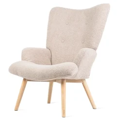 Shop Fotel Moss Teddy Boucle W Tkaninie Teddy Fotele