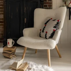 Flash Sale Fotel Moss Teddy Boucle W Tkaninie Teddy Fotele