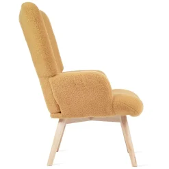 Best Fotel Moss Teddy Boucle W Tkaninie Teddy Fotele