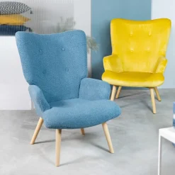 Shop Fotel Moss Teddy Boucle W Tkaninie Teddy Fotele