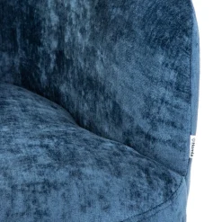 Store Fotel Pallstol Szenilowy Granatowy 72X70X74Cm Fotele