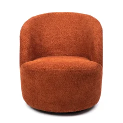 New Fotel Svingen Obrotowy Ceglasty 65.5X77X69Cm Fotele