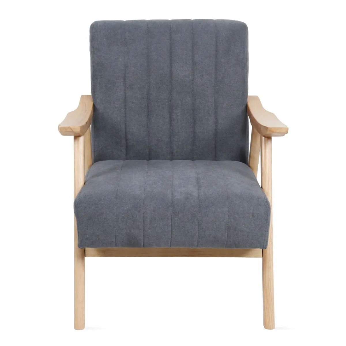 Best Sale Fotel Terra Ciemno Nogi Jasne Drewno 70X75X87 Cm Fotele