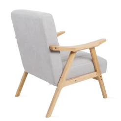 Best Fotel Terra Jasno Nogi Jasne Drewno 70X75X87 Cm Fotele