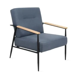 Sale Fotel Veludo Denim 71X70X83 Cm Fotele