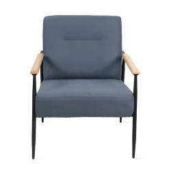 Sale Fotel Veludo Denim 71X70X83 Cm Fotele