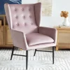 Outlet Fotel Vinnande Rozowy 97X67X73 Cm Fotele