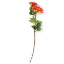 Cheap Galazka Sztuczna Tena Dalia Pomaranczowo-Czerwona 60 Cm Sztuczne Kwiaty I Rośliny