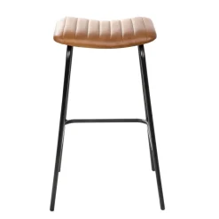 Flash Sale Hoker Lumbar W Obiciu Ze Skory Bawolej Brazowe 47X38X77 Cm Hokery