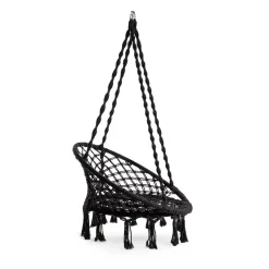 Cheap Hustawka Circle Czarna 82X60X115-138 Cm Hustawki Na Balkon