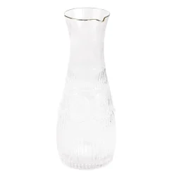 Flash Sale Karafka Barrel Ze Zlotym Rantem 1,5 L Naczynia Ogródowe I Piknikowe