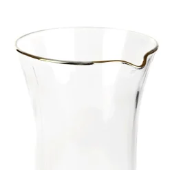 Flash Sale Karafka Barrel Ze Zlotym Rantem 1,5 L Naczynia Ogródowe I Piknikowe