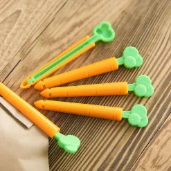Best Klipsy Carrot Spozywcze Marchewki 5Szt Przybory Kuchenne