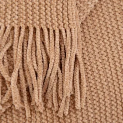 Online Koc Chenille Szenilowy Bezowy 130X170 Cm Koce