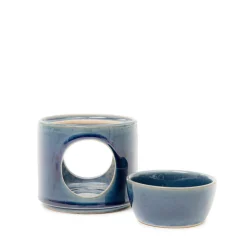 Discount Kominek Soleto Ceramiczny Granatowy 9X9X10 Cm Kominki I Woski