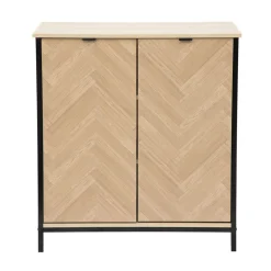 Cheap Komoda Swen Naturalna Z Metalowymi Nogami 80X40X88 Cm Komody