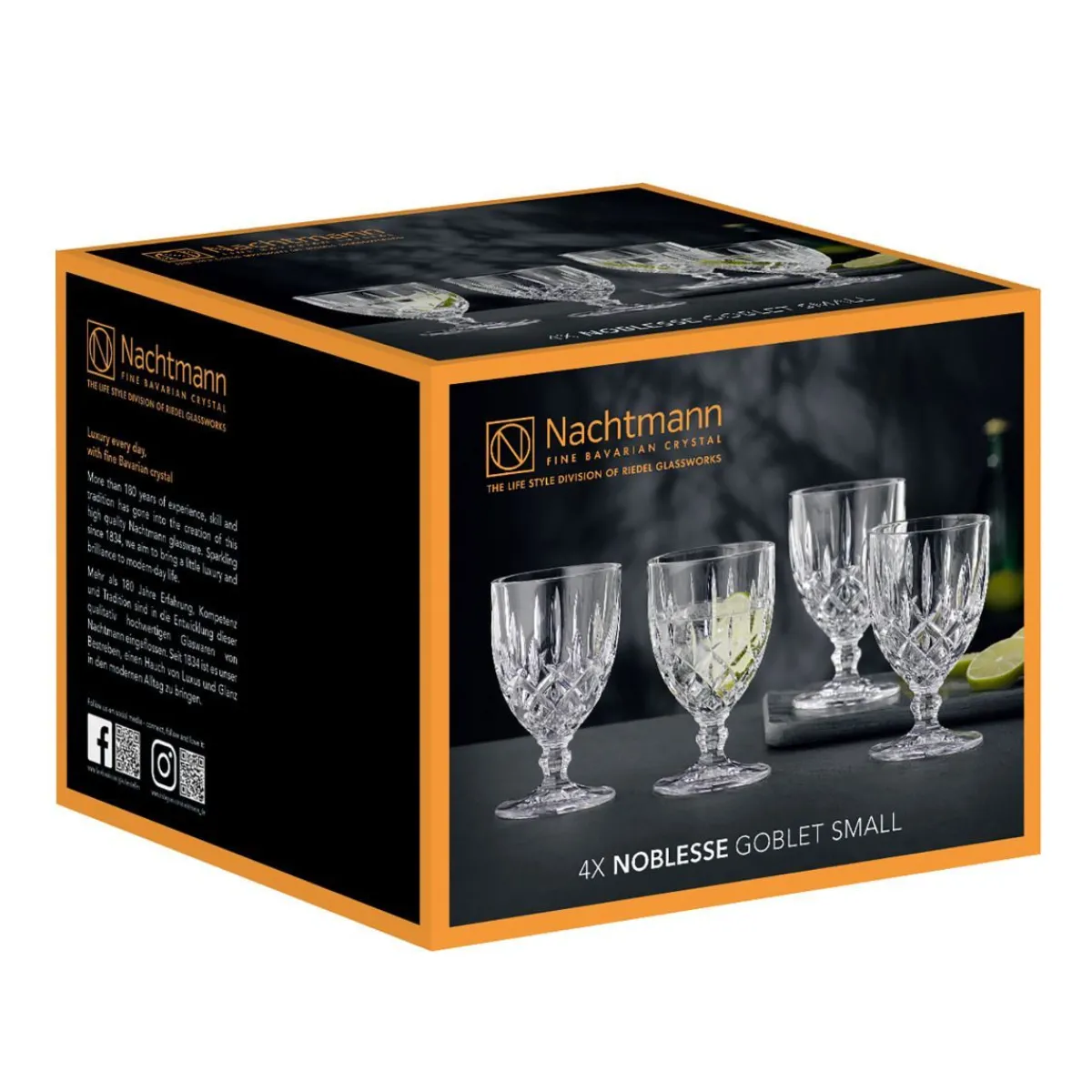 Shop Komplet Kieliszkow Noblesse Do Wody 4 Szt. 0,23 L Naczynia Ogródowe I Piknikowe