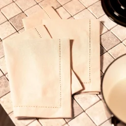 Outlet Komplet Serwetek Do Jadalni Farre Bezowe 30X45 Cm Podkładki Pod Talerze