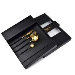 Flash Sale Komplet Sztućców Casa Black 16 El. Zestawy Sztućców