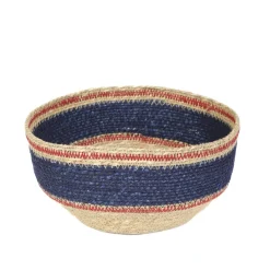 Best Sale Kosz Do Przechowywania Maura W Niebieskie Paski 23X23X13 Cm Kosze I Koszyki