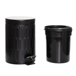 Flash Sale Kosz Lazienkowy Jove Czarny 3L Koszyki Do Łazienki