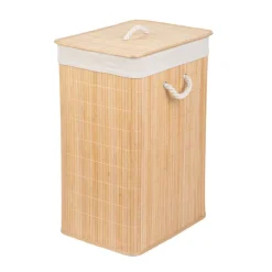 Discount Kosz Na Bielizne Kiyo Z Przykrywka 39X29,5X58,5 Cm Koszyki Do Łazienki