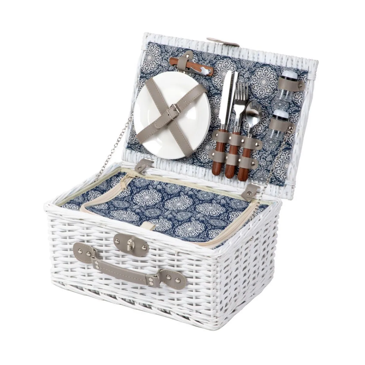 Shop Kosz Piknikowy Orlando Dla 2 Osob We Wzor Paisley 38X26X18 Cm Kosze Piknikowe