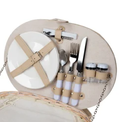 Cheap Kosz Piknikowy Picnic Owalny Dla 2 Osob 38X26X18 Cm Kosze Piknikowe